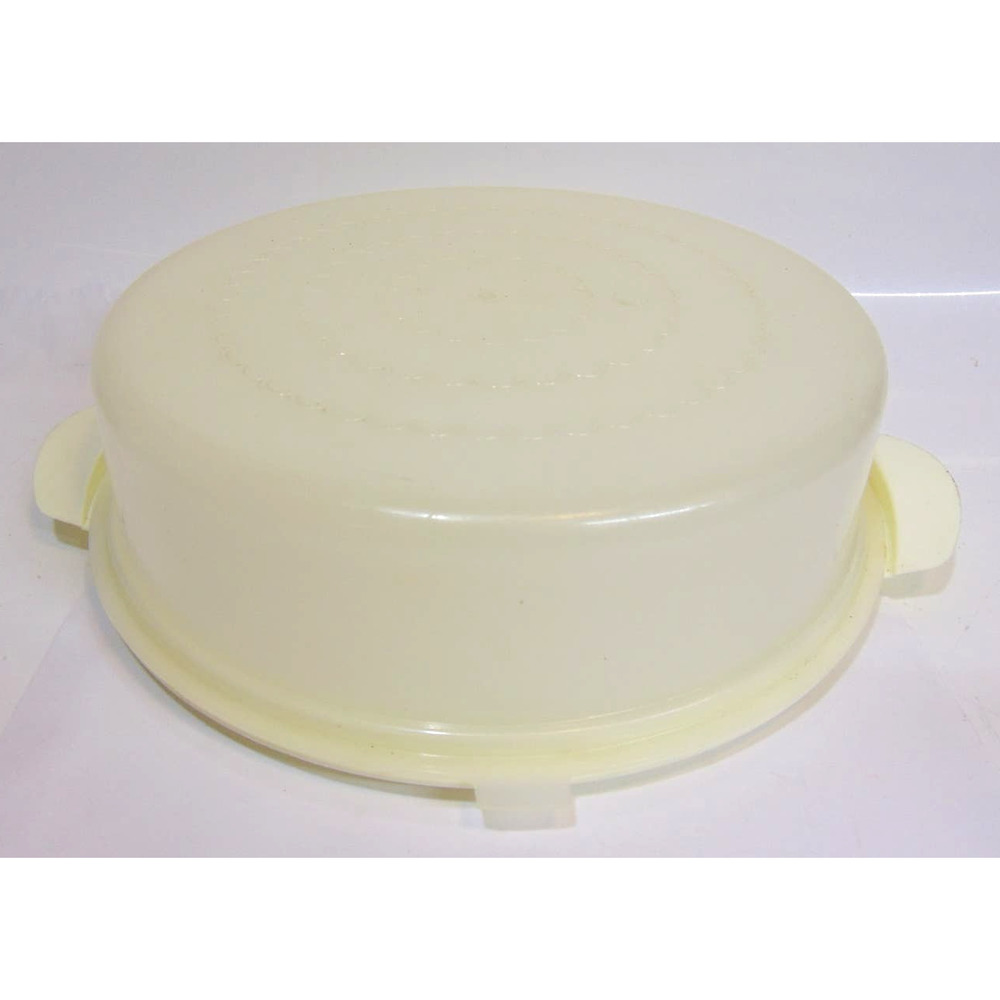 Round Cupcake Pie Taker Keeper Carrier Container Vintage Eagle Super Seal USA 10